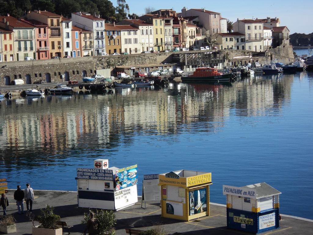 Appartement La Mediterranee Vue Sur Mer Plein Soleil 3 Climatisations Reversibles Port Vendres Zimmer foto